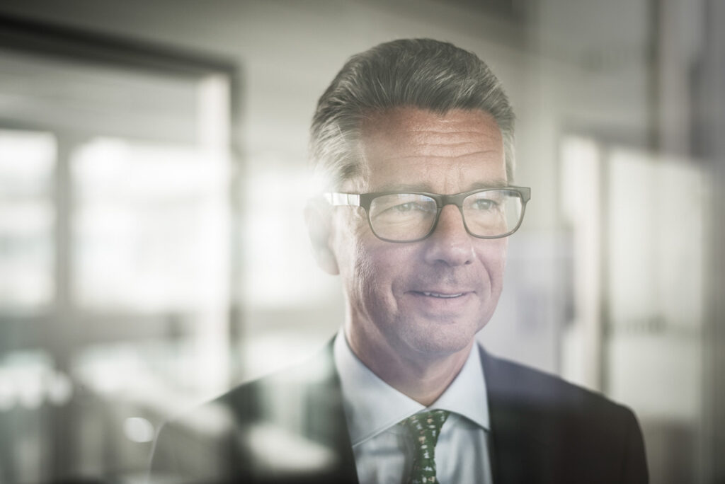 Businessportrait von Manager and Praesident des Bund der Deutschen Industrie (BDI) Ulrich Grillo.