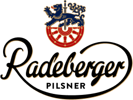 Logo der Biermarke Radeberger auf neutralem Hintergrund – hochwertiges Markenmotiv für Werbefotografie, Branding und Premium-Marketing-Kommunikation.