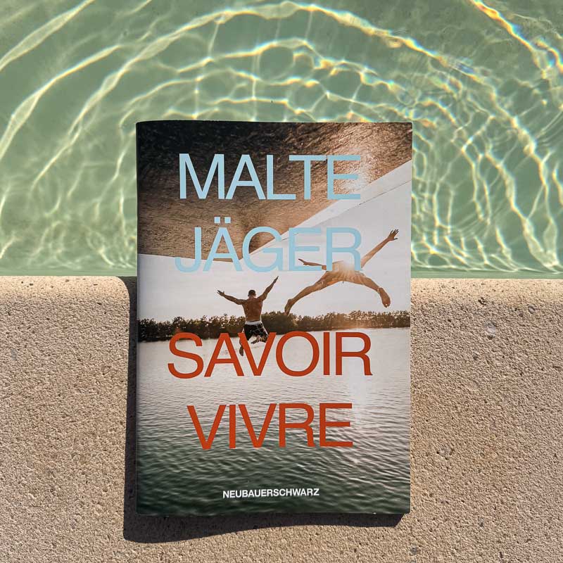 Cover das printmagazin Malte Jäger Savoir Vivre NEUBAUERSCHWARZ