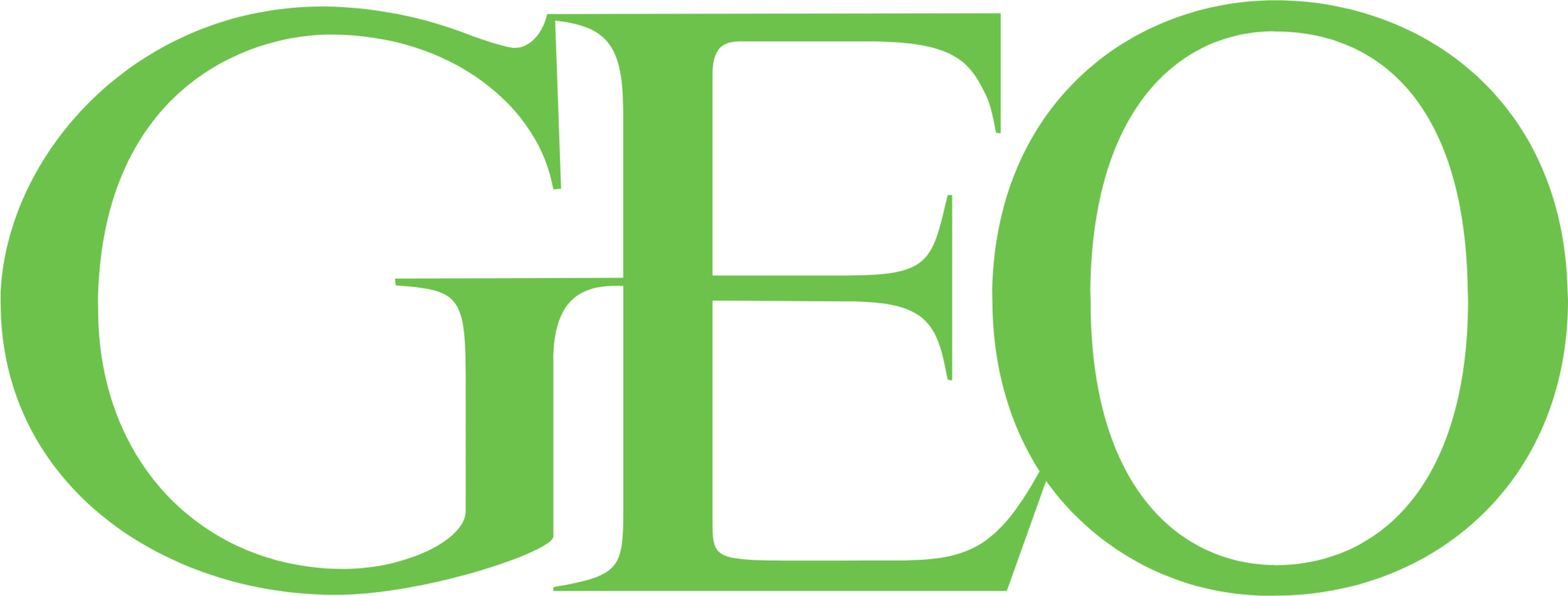 „Logo von GEO – Markenmotiv für Medien, Journalismus, Corporate und Marketing.“